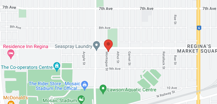 map of 3337 Dewdney AVE